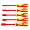 Insulated socket screwdrivers 5 pcs