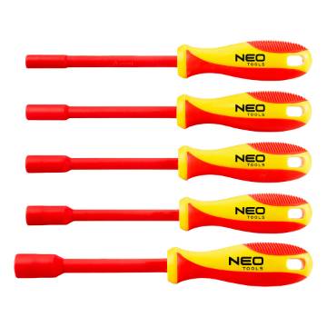 Insulated socket screwdrivers 5 pcs