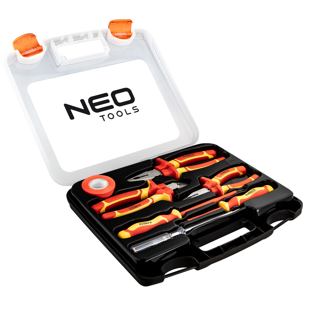 Set of pliers and screwdrivers 1000V, 7 pcs