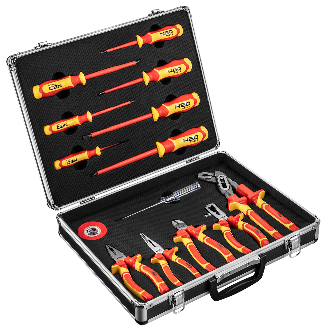 Set of pliers and screwdrivers 1000V, 13 pcs