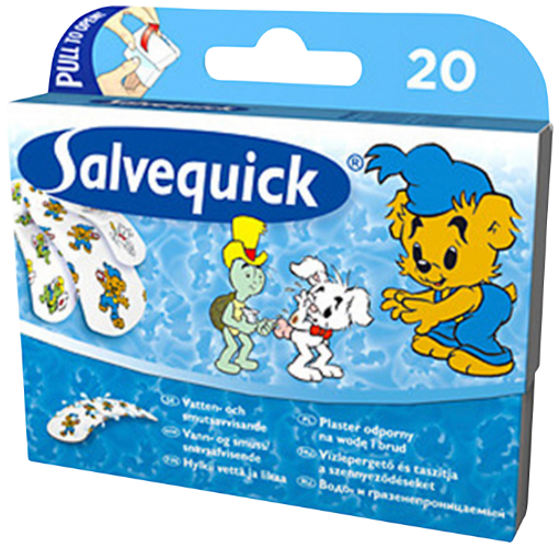 Plaaster Salvequick Bamse