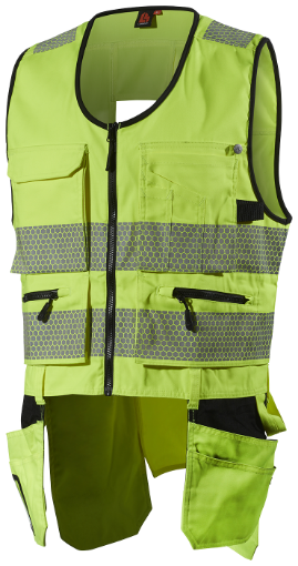 L.Brador 2040PB signaalvest rippt. kollane 5XL