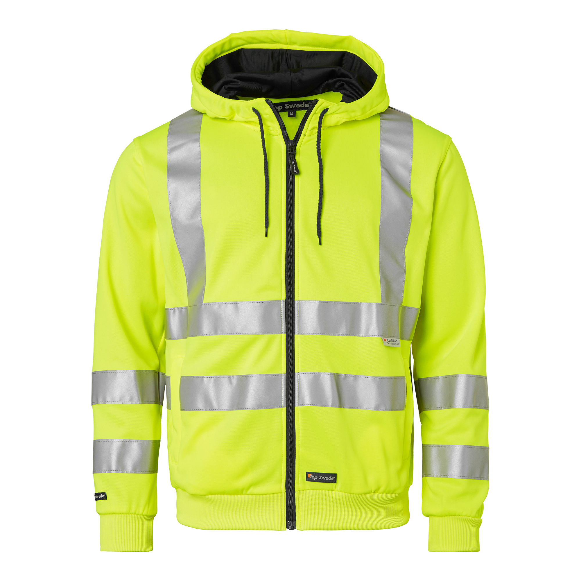 Top Swede 4429 dressipluus kapuutsiga Hiviz oranz XXL