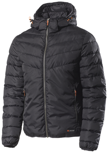 L.Brador 2130P sooja voodriga, kapuutsiga jope must 3XL