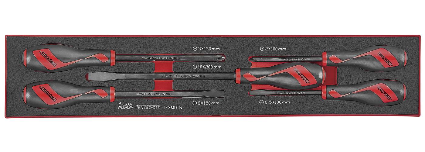 5-osaline kruvitsakomplekt Teng Tools TEXMDTN