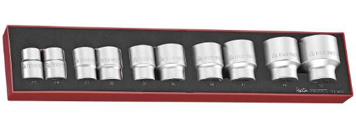 10osaline padrunikomplekt. 3/4″ nelikantkinnitusega. Teng Tools TEX3410
