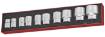 10osaline padrunikomplekt. 3/4″ nelikantkinnitusega. Teng Tools TEX3410