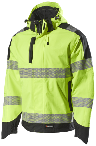 L.Brador 2221P vihma-ja tuulekindel jope Hi-vis kol XXL
