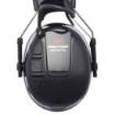 3M Peltor Worktunes HRXS220P3E Pro FM-raadio kiivrikinnitus must