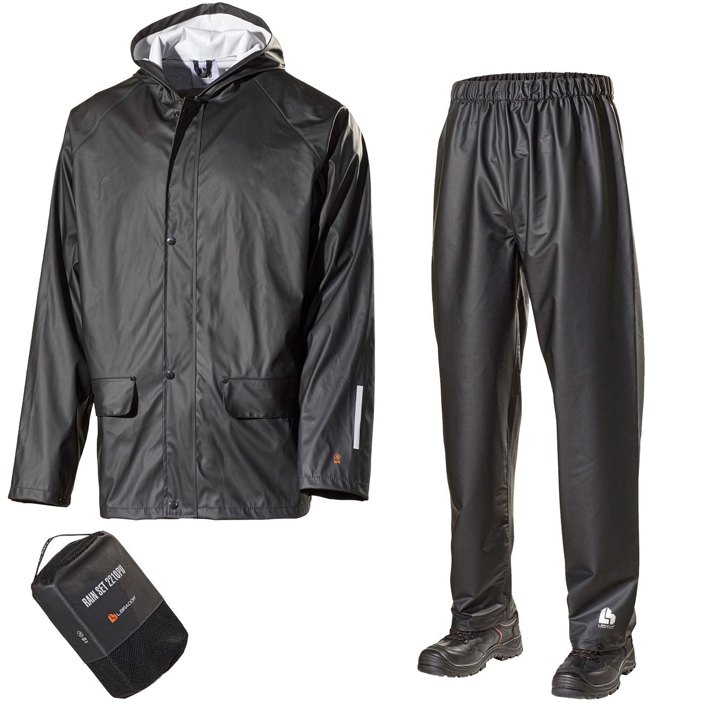 L.Brador 2210PU must vihmakomplekt S