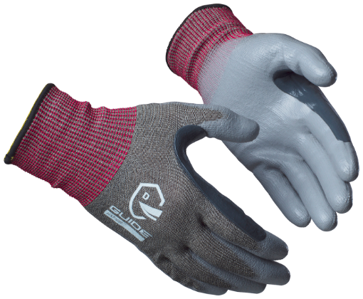 Guide 6601 HXFIBR tase D lõikekaitsega PU kattega kinnas 6