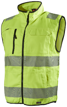 L.Brador 2041PB vest Hi-vis kollane 5XL