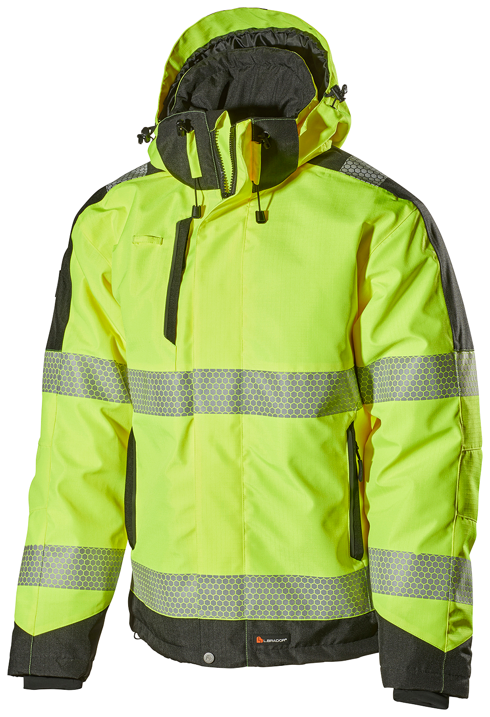 L.Brador 2121P talvejope kapuutsiga Hi-Vis kol XL
