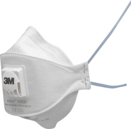 3M Aura 9332+ FFP3 respiraator klapiga