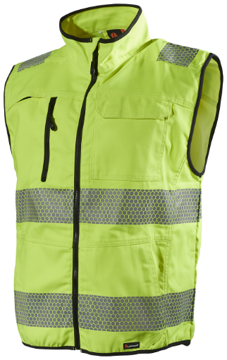 L.Brador 2041PB vest Hi-vis kollane XXL