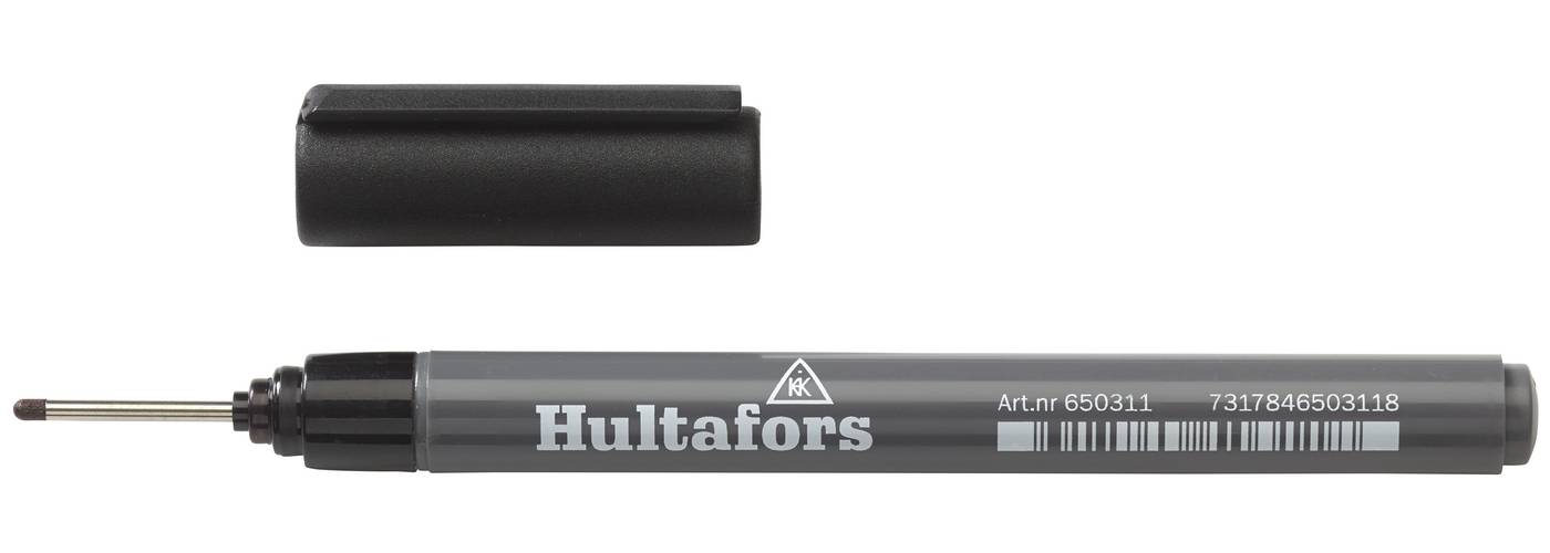 märkepliiats HIDHM B must Hultafors