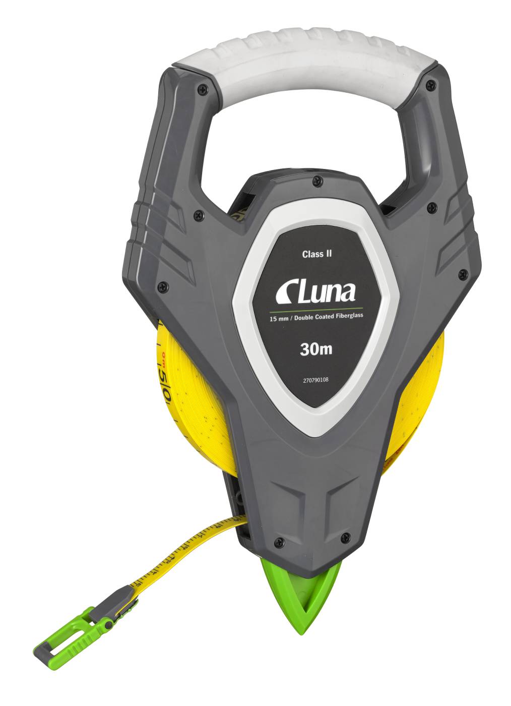 mõõdulint LGO klaaskiud, avatud 30m Luna, klass 2