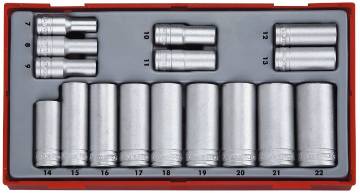 3/8″  pikkade padrunite komplekt TengTools TT3816
