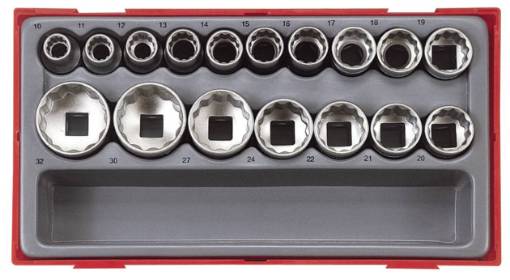 1/2″ padrunite komplekt 6- kant TT1217-6