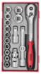 padrunikomplekt+ narre 1/2″ TT1218-6 18tk 10-24mm Teng Tools