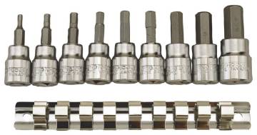 3/8″ sisekuuskantpadrunite komplekt 3- 12mm TengTools M3812
