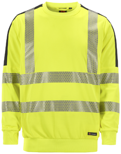 L.Brador 6124P Aereo dressipluus kollane/must 3XL