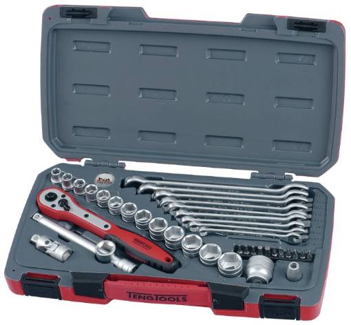 padrunvõtmete komplekt 40osaline 3/8″ TengTools T3840