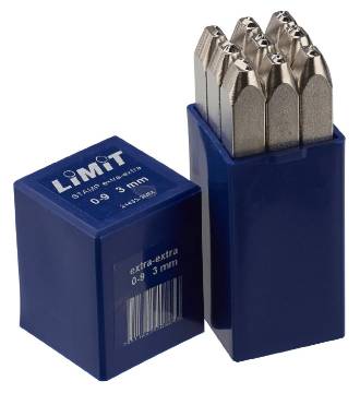 numbritemplid 10mm roostevabale Limit