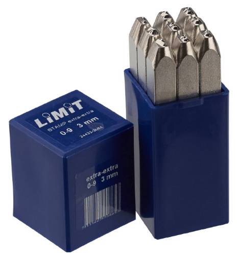 numbritemplid 10mm roostevabale Limit