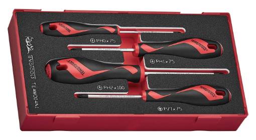 kruvitsakomplekt 4osaline TengTools