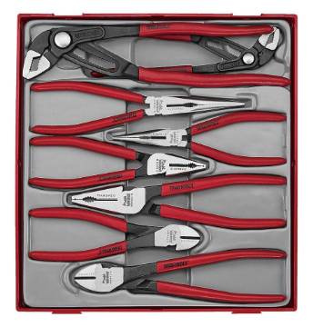 pvc-käepidametega tangide Q TT2 8-osaline komplekt TengTools