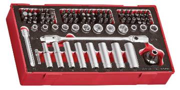 Otsakute ja padrunite komplekt 87-osaline Teng Tools TEA1487