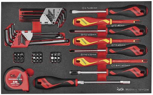 kruvitsakomplekt TEFMD54 54osaline TengTools