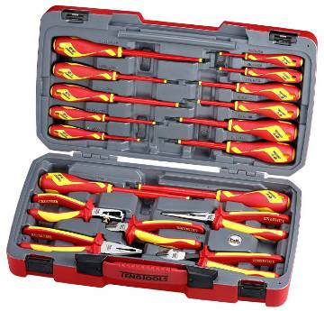 tangide- ja kruvitsakomplekt 18osal 1000 V TengTools