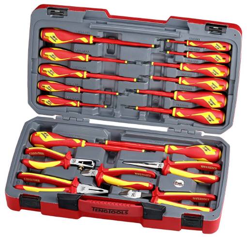tangide- ja kruvitsakomplekt 18osal 1000 V TengTools
