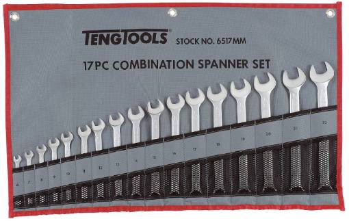 lehtsilmusvõtmekompl 6-22mm TengTools 6517MM