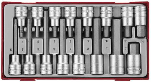 1/2″ sisekuuskantpadrunite komplekt TTHEX16