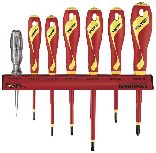 kruvitsakomplekt 1000V 7 osa Teng Tools