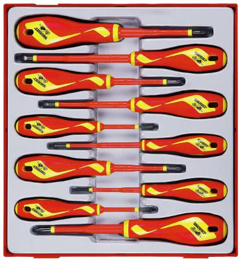 Kruvitsakomplekt 1000 V Teng Tools TTV910N