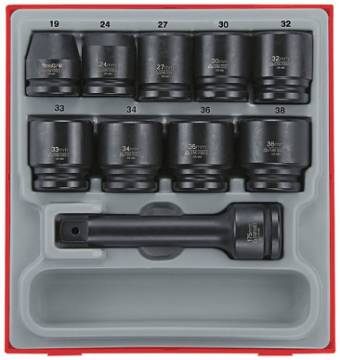 3/4″ jõupadrunite kmpl. 19-38mm  TengTools TTD9416
