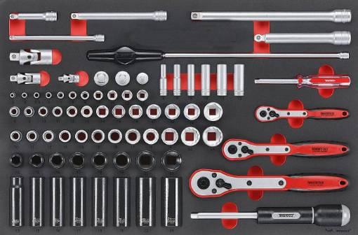 padrunvõtmekomplekt 77osaline TengTools TTESK77