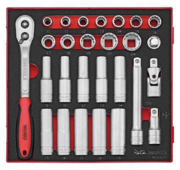 1/2″ padrunvõtmekomplekt TED1227 TengTools
