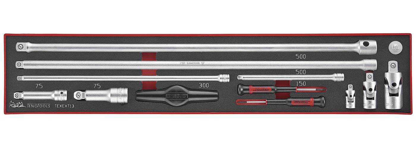 pikenduste komplekt EVA 13 osa Teng Tools