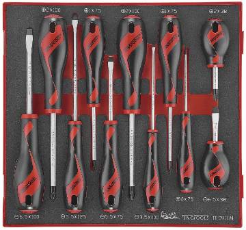 kruvitsate komplekt 11osaline TengTools TED911N