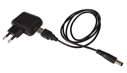 patareilaadija USB- kaabliga