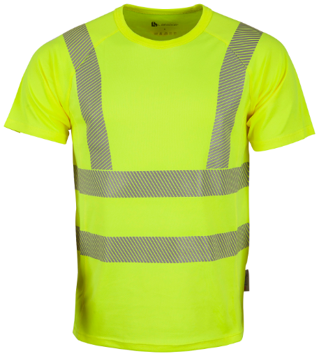 L.Brador 413P T-särk helkuritega kollane XS