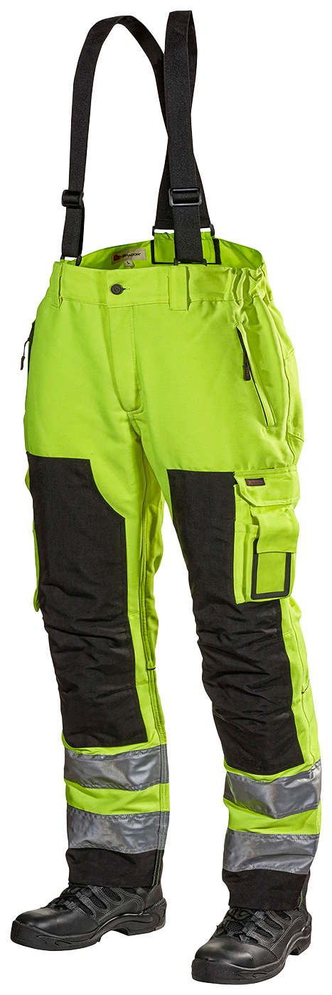 L.Brador 165PB HiViz voodriga püksid kollane XXXL