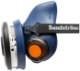 Sundström poolmask SR100 silikon S/M