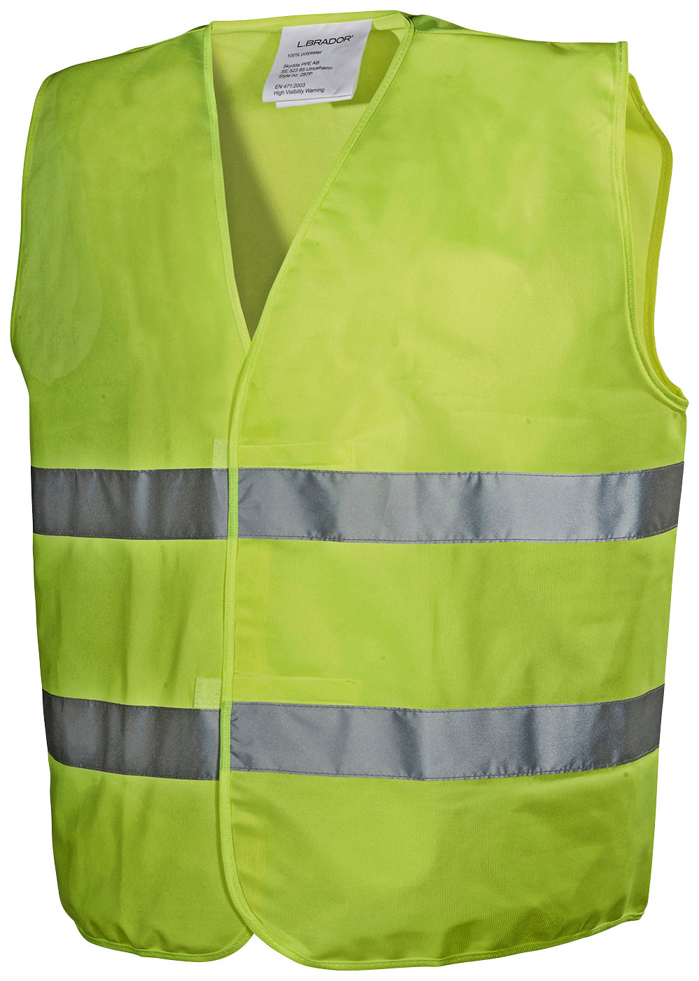 L.Brador 287P signaalvest HI-VIS kollane