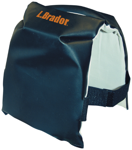 L.Brador 576LP põlvepadi PVC/nahk must (peale)